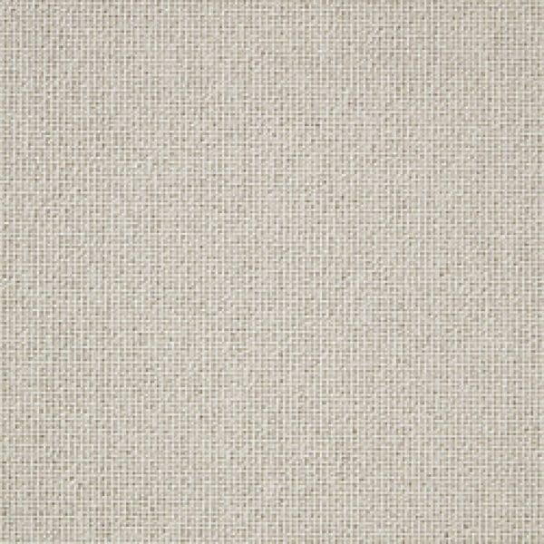 A close-up view of a beige, textured fabric with a woven pattern.