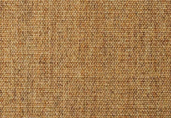 A close-up view of a woven, textured, beige fabric with a tight, uniform pattern.