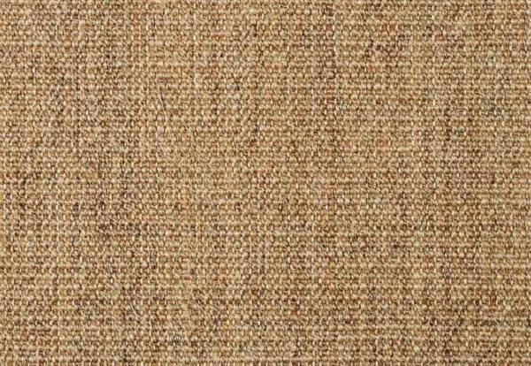 Close-up of a textured brown woven fabric with a uniform pattern.