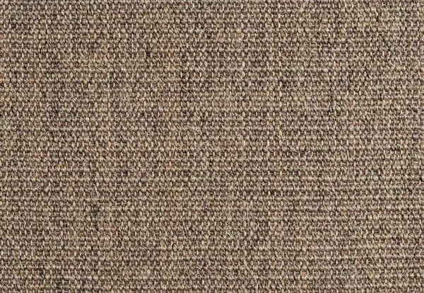 Close-up view of a brown woven fabric texture with a tight, uniform grid pattern.