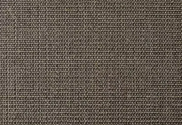 Close-up view of a textured, dark gray fabric with a tight, woven pattern.
