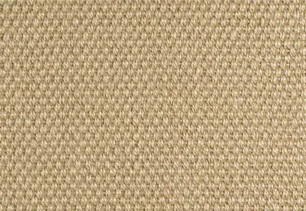Close-up of a beige woven fabric with a uniform, textured pattern.