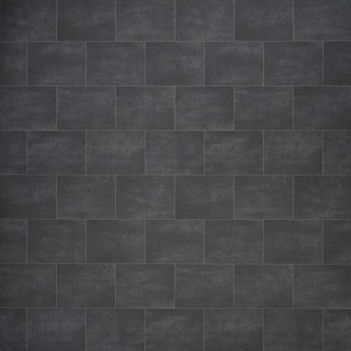 Dark gray rectangular tiles arranged in a staggered grid pattern covering the entire surface.