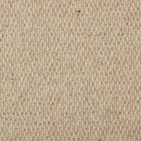 Beige carpet with a textured, woven pattern.