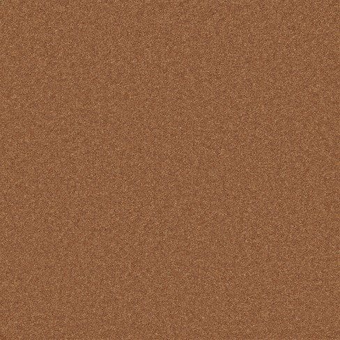 A square corkboard texture with a uniform brown appearance, resembling the surface often used for pinning notes and documents.