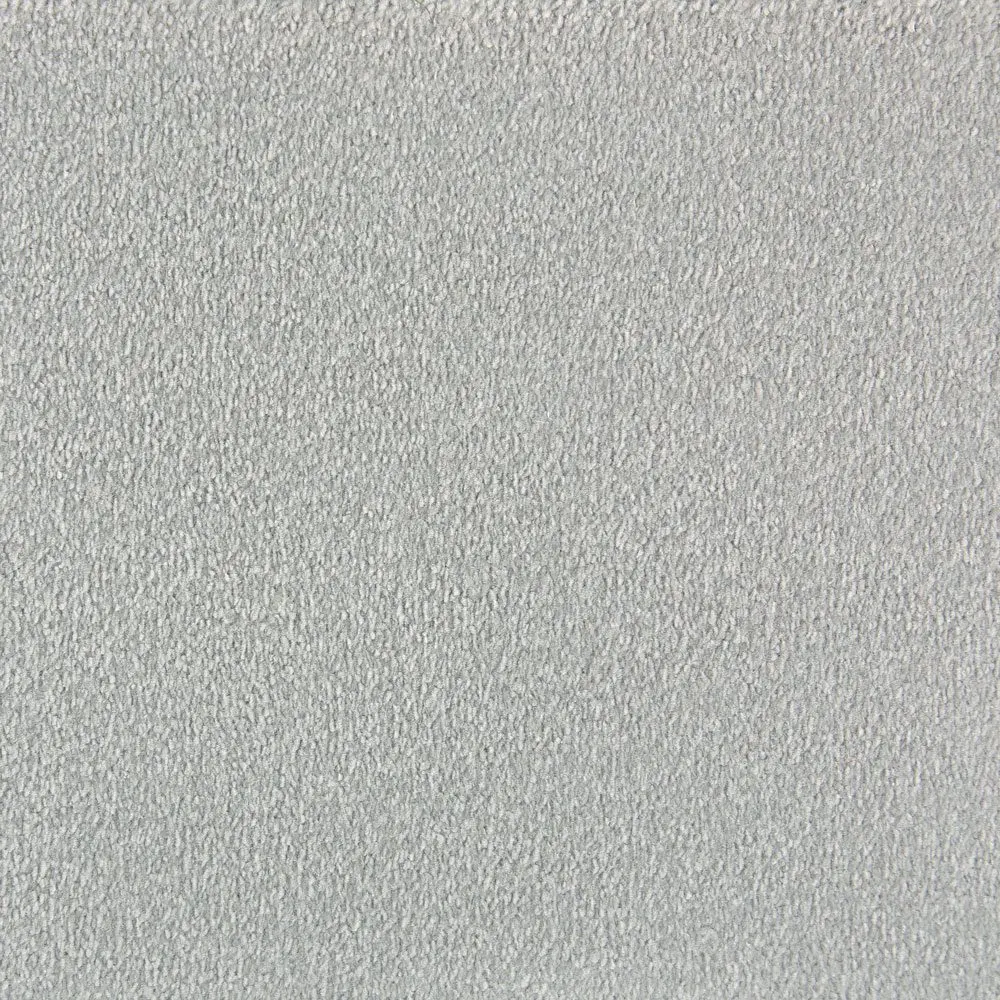 A close-up image of a chic, light gray, textured, and soft fabric surface from the Chic Silken Velvet Collection Westex.