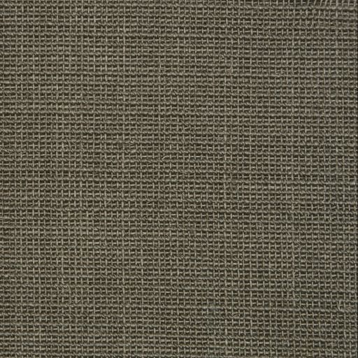 Close-up of a woven fabric texture in a grayish-brown color, showing a grid-like pattern created by interlacing threads.