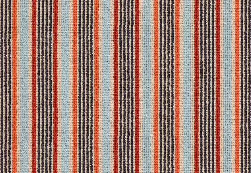 Colorful striped textile pattern with vertical lines.