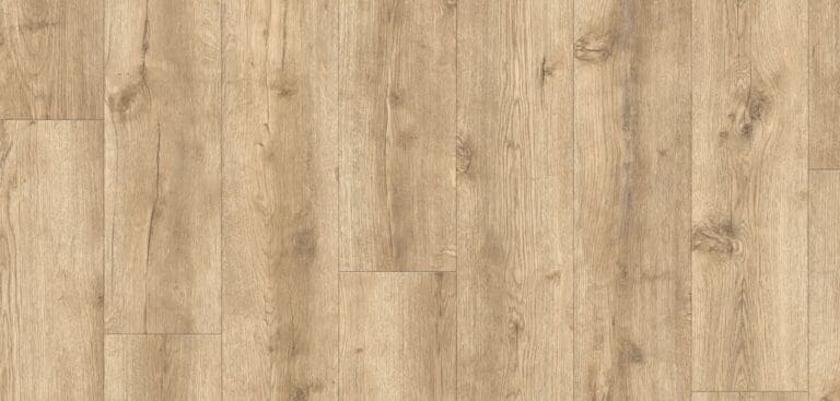 Wooden floor with light brown planks.