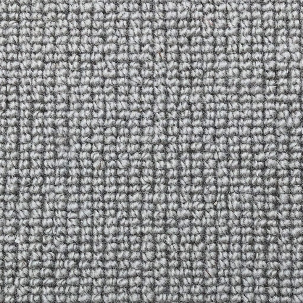 Gray textured woven fabric close-up.