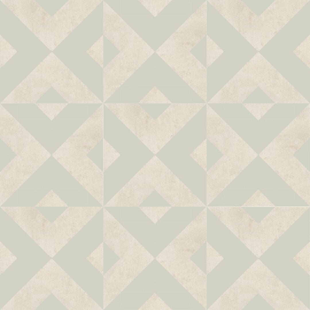 Luna - Cream & Pale Green