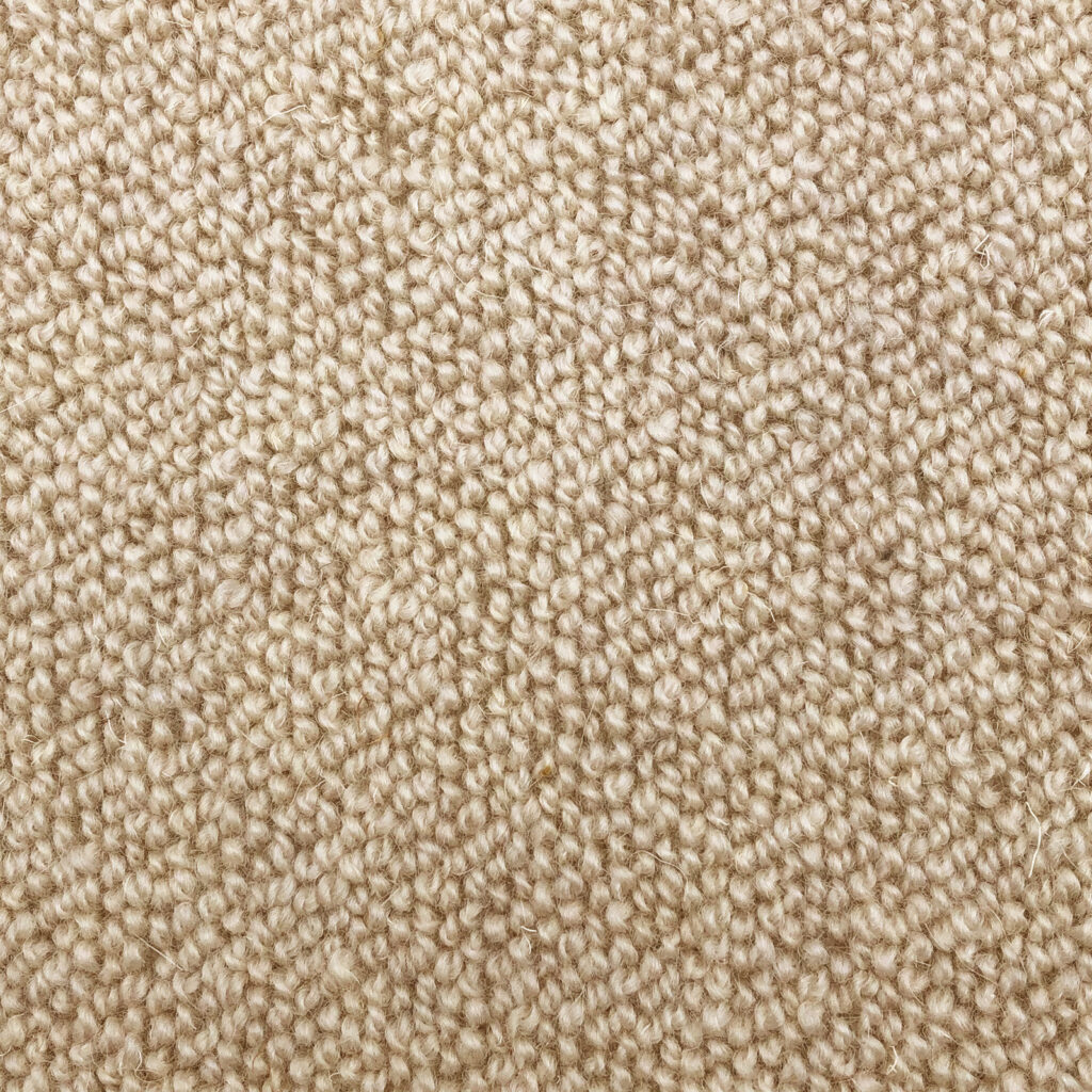 Beige textured carpet close-up view.