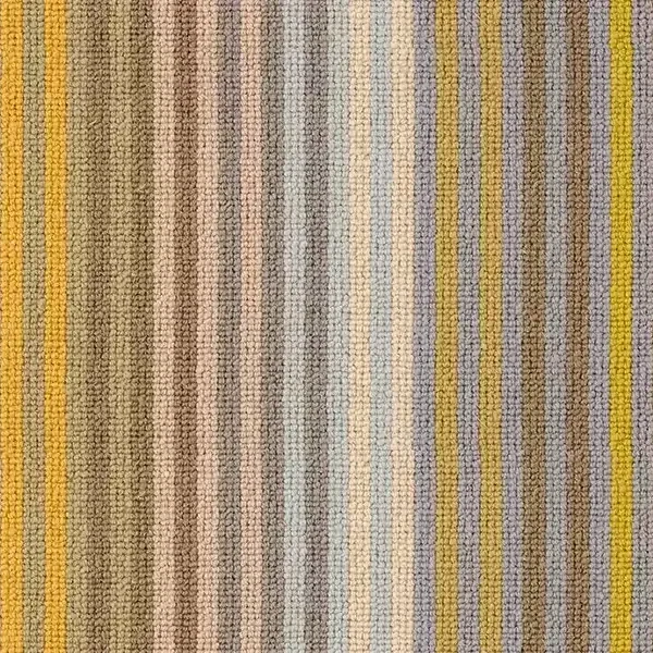 Colorful striped woven textile pattern.