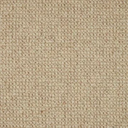 Beige textured carpet fabric close-up.