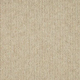 Beige textured carpet with vertical lines.