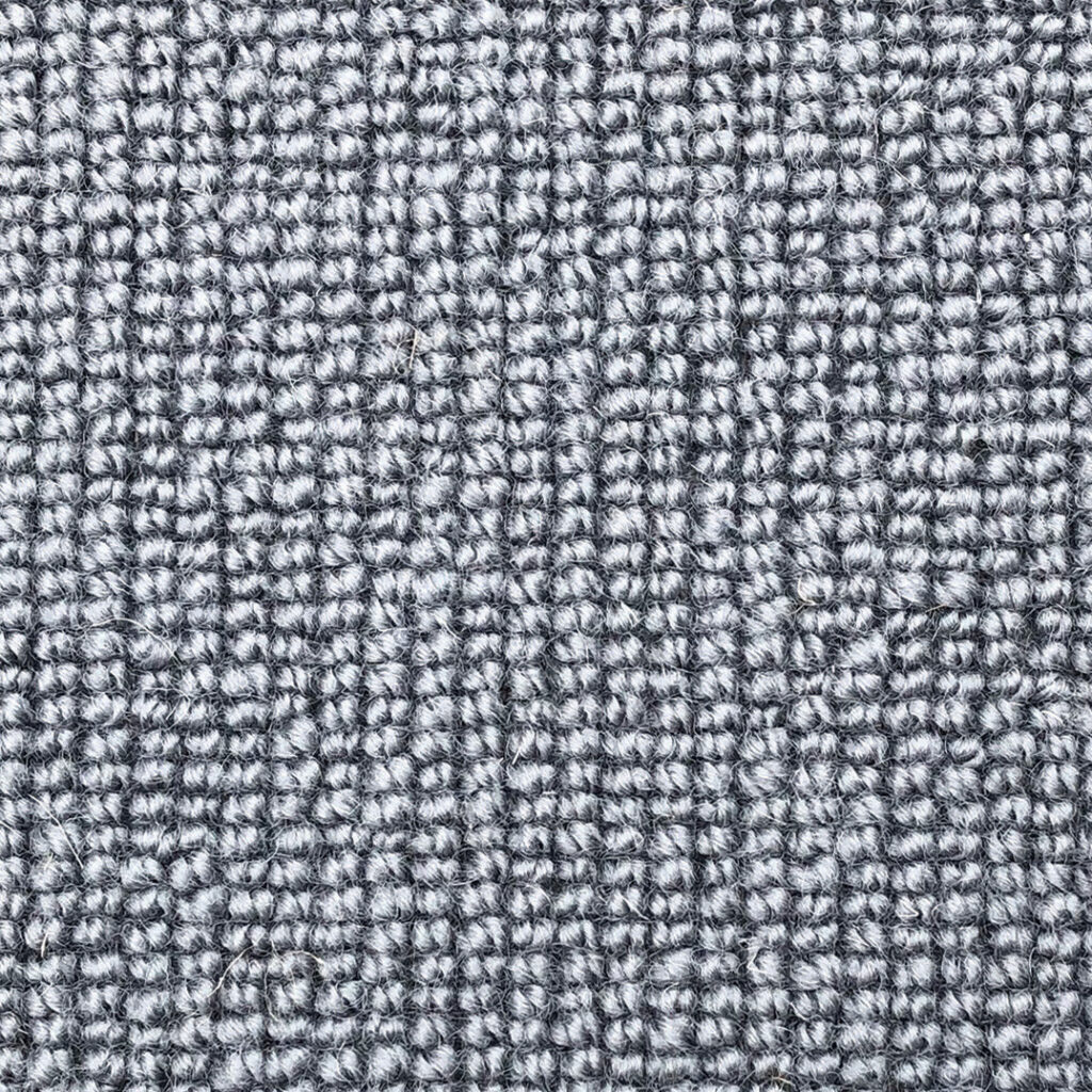 Gray textured woven fabric pattern.
