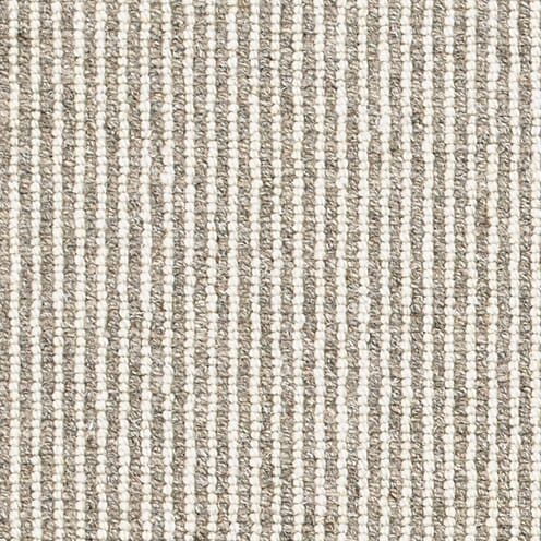 Striped beige and white textured fabric pattern.