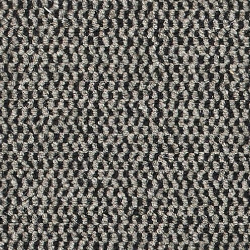Black and gray textured woven fabric pattern.