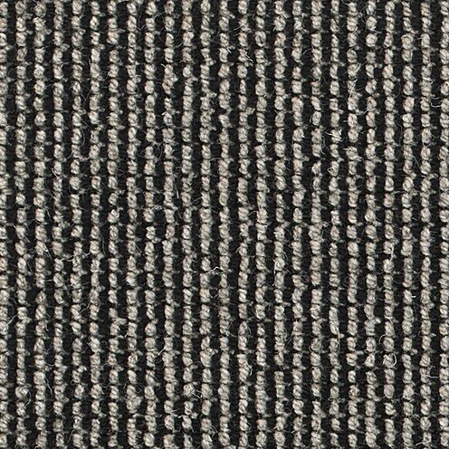 Black and grey striped fabric texture.