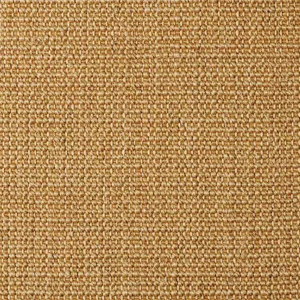 A close-up view of a textured, woven fabric in a light brown color.